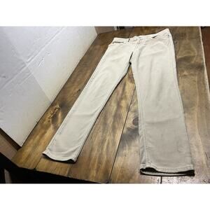 Faherty Stretch Terry 5 Pocket Jeans Men's 34x32 Beige Stretch Preppy FLAW